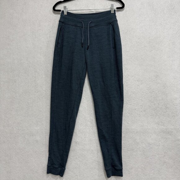 prAna Jogger Pants Womens XS Blue Recycled Polyester Zip Pockets Soft 1963871 - Picture 1 of 11